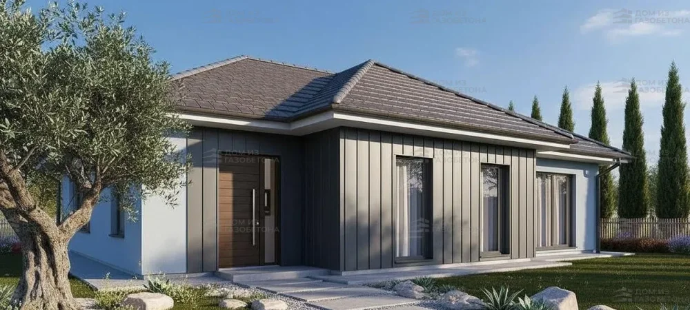 Проект Одноэтажный дом 18 на 25, 231 м2