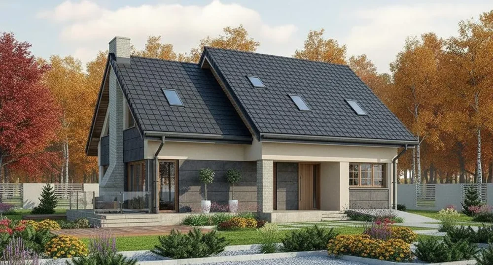 Проект Двухэтажный дом 14 на 10, 164 м2