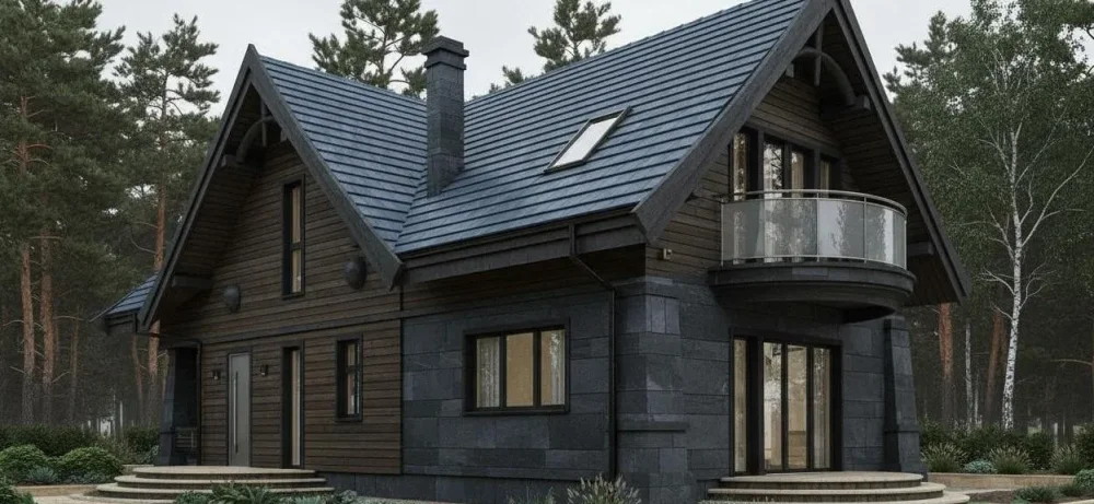 Проект Двухэтажный дом 7 на 14, 122 м2