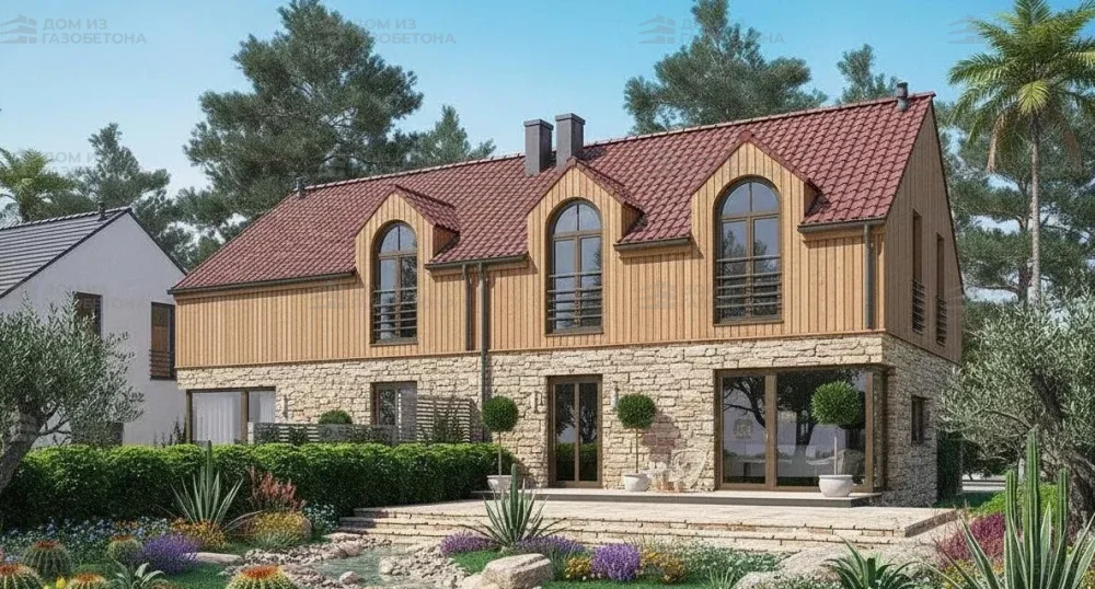 Проект Двухэтажный дом 16 на 9, 200 м2